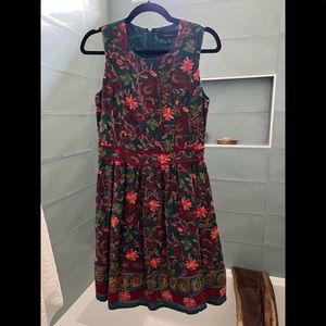 Anthropologie dress with embroidery.